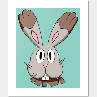 Bunny Head Posters and Art
